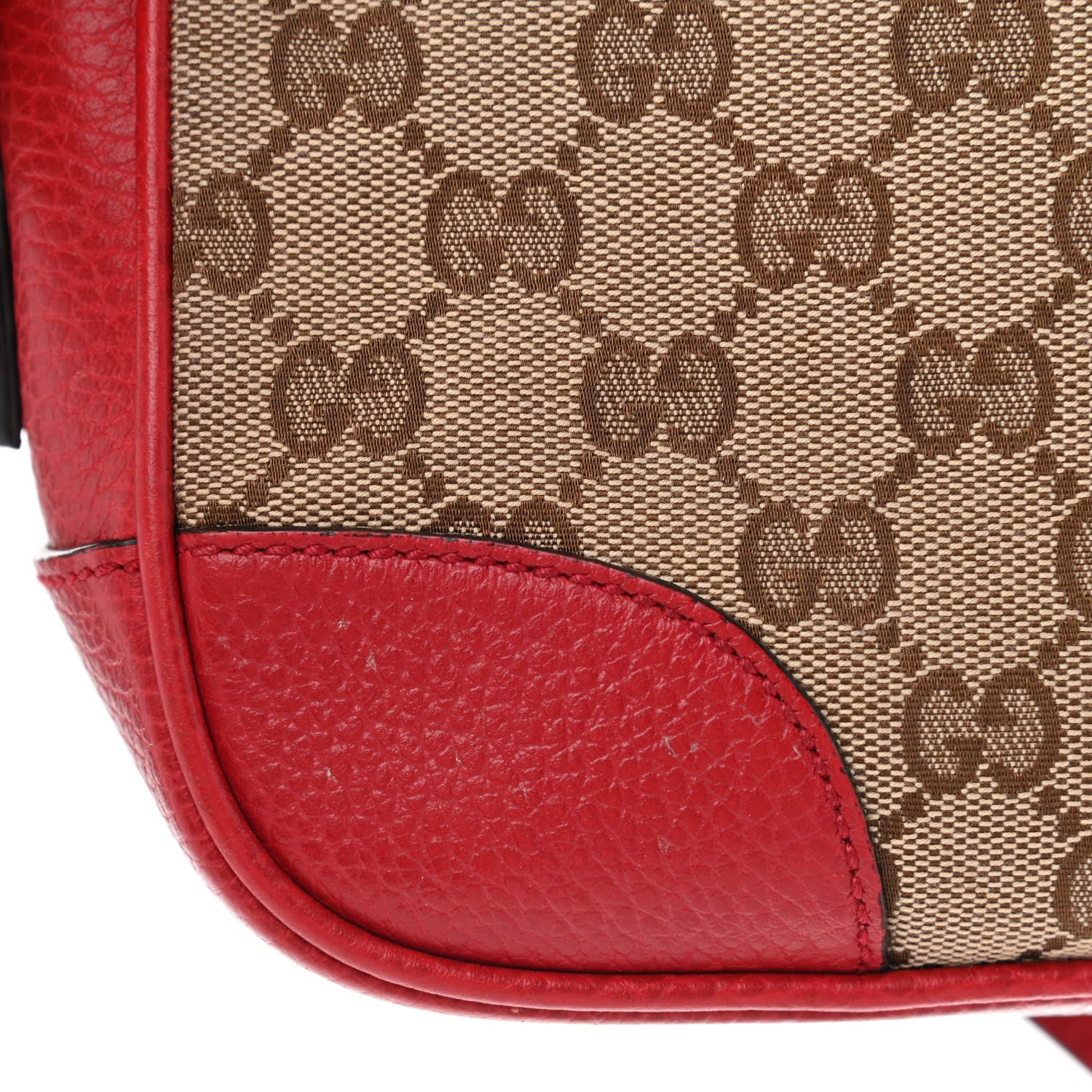Gucci Monogram Mini Bree Messenger Bag Red 10 of 10