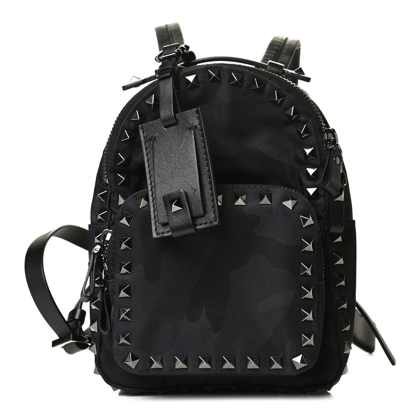 Nylon Camubutterfly Mini Backpack Black