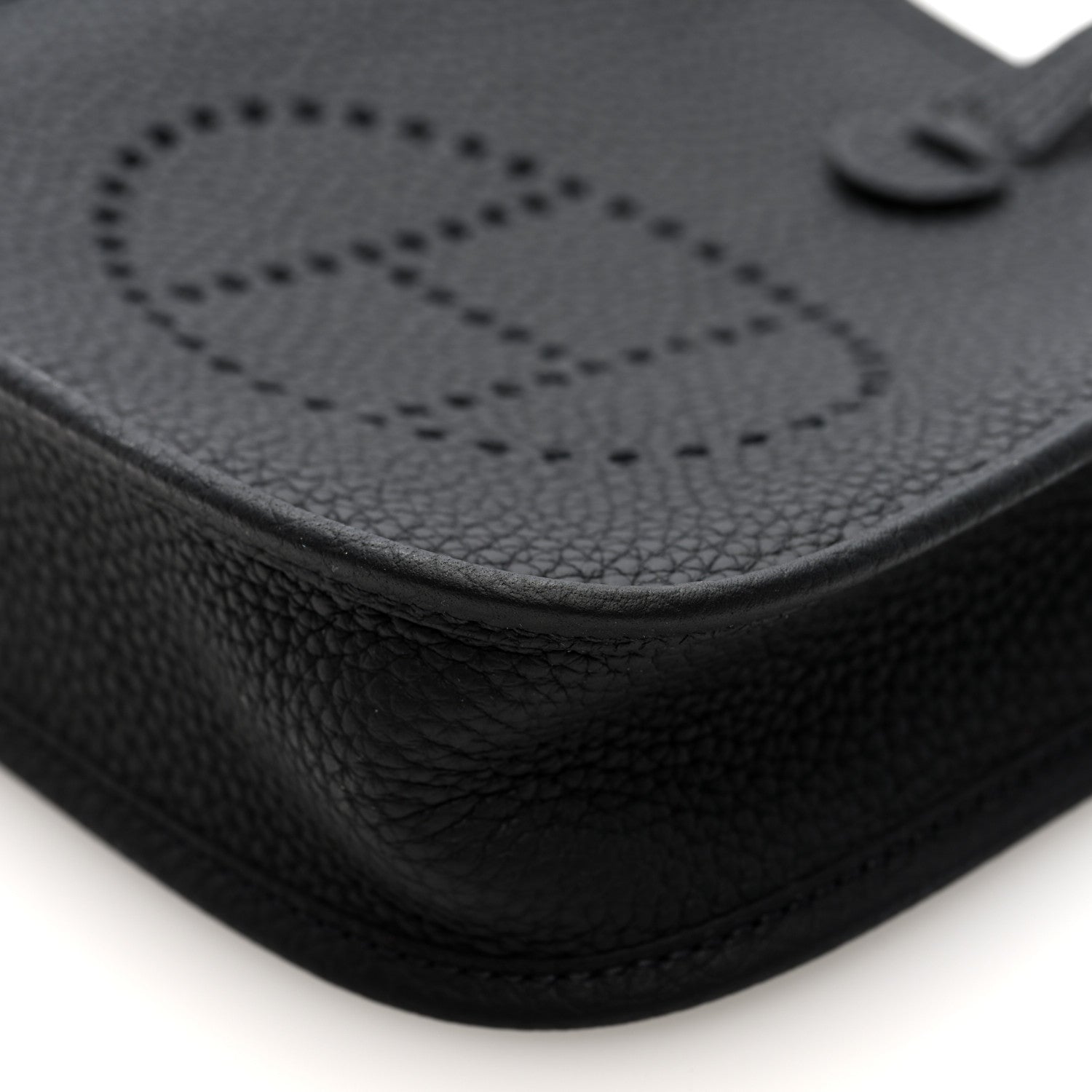 Hermes Taurillon Clemence Evelyne TPM Black 10 of 11