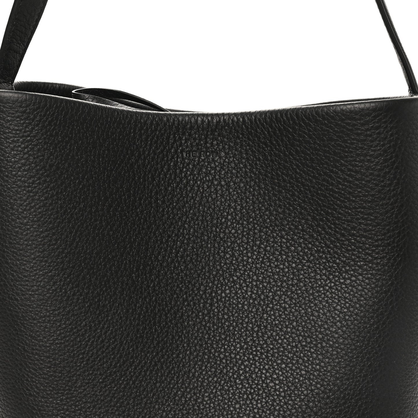 Grained Calfskin Medium N/S Park Tote Black
