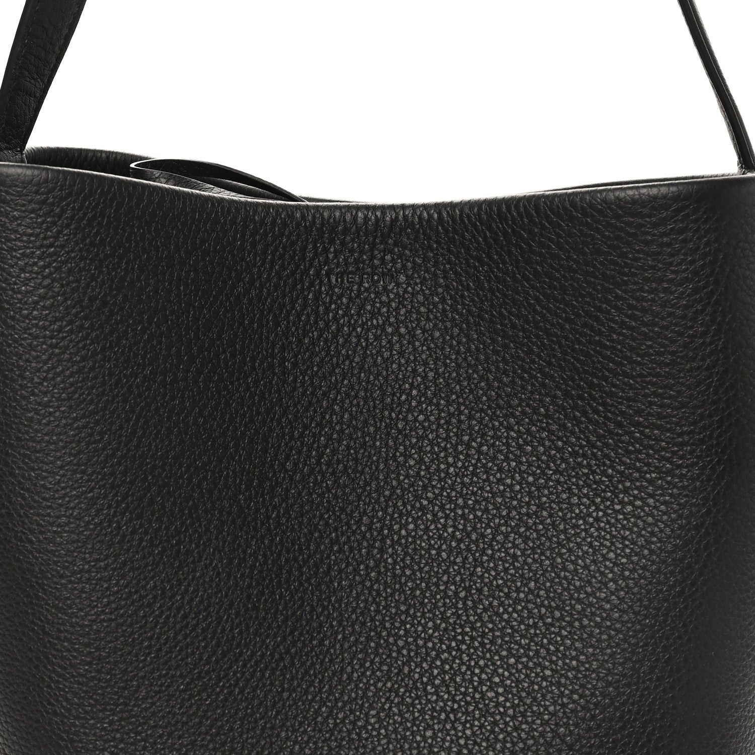 The Row Grained Calfskin Medium N/S Park Tote Black 7 of 9