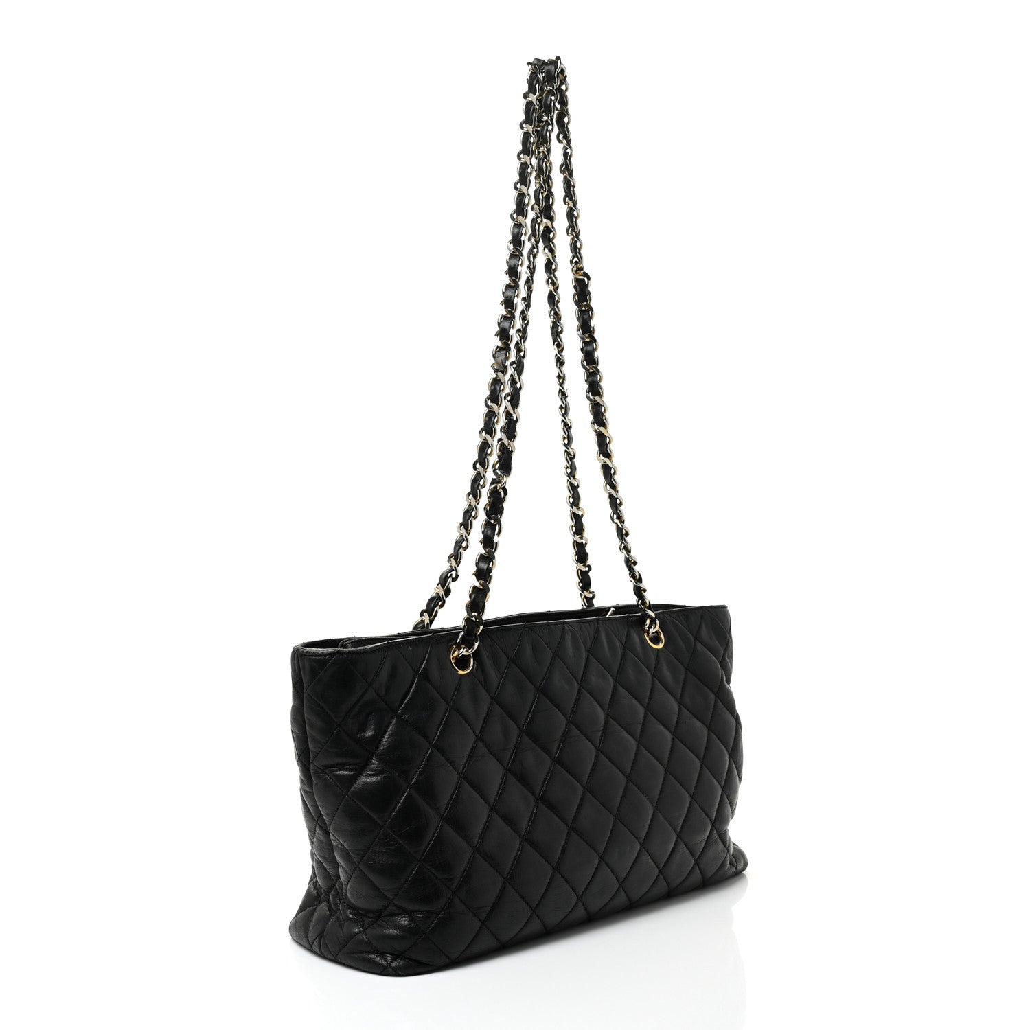 Chanel Lambskin Quilted Tote Black 2 of 30