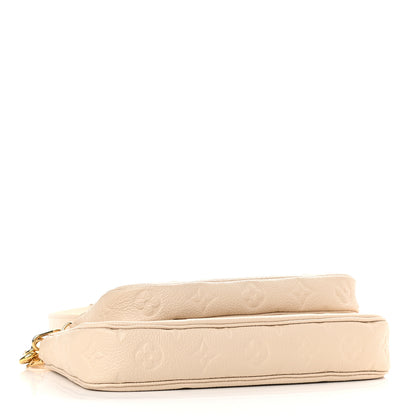 Louis Vuitton Empreinte Monogram Giant Multi Pochette Accessories Cream 4 of 10