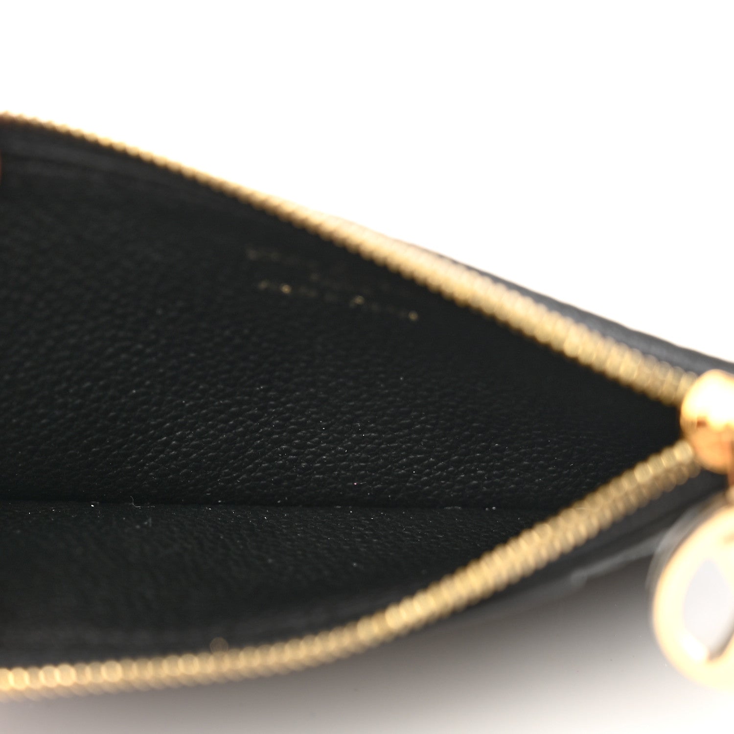 Louis Vuitton Empreinte Monogram Zipped Romy Card Holder Black 6 of 6