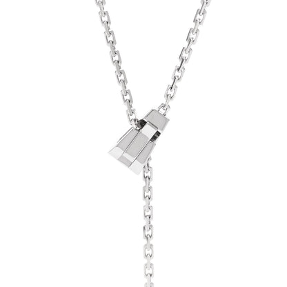 Cartier 18K White Gold LOVE Lariat Necklace 6 of 6