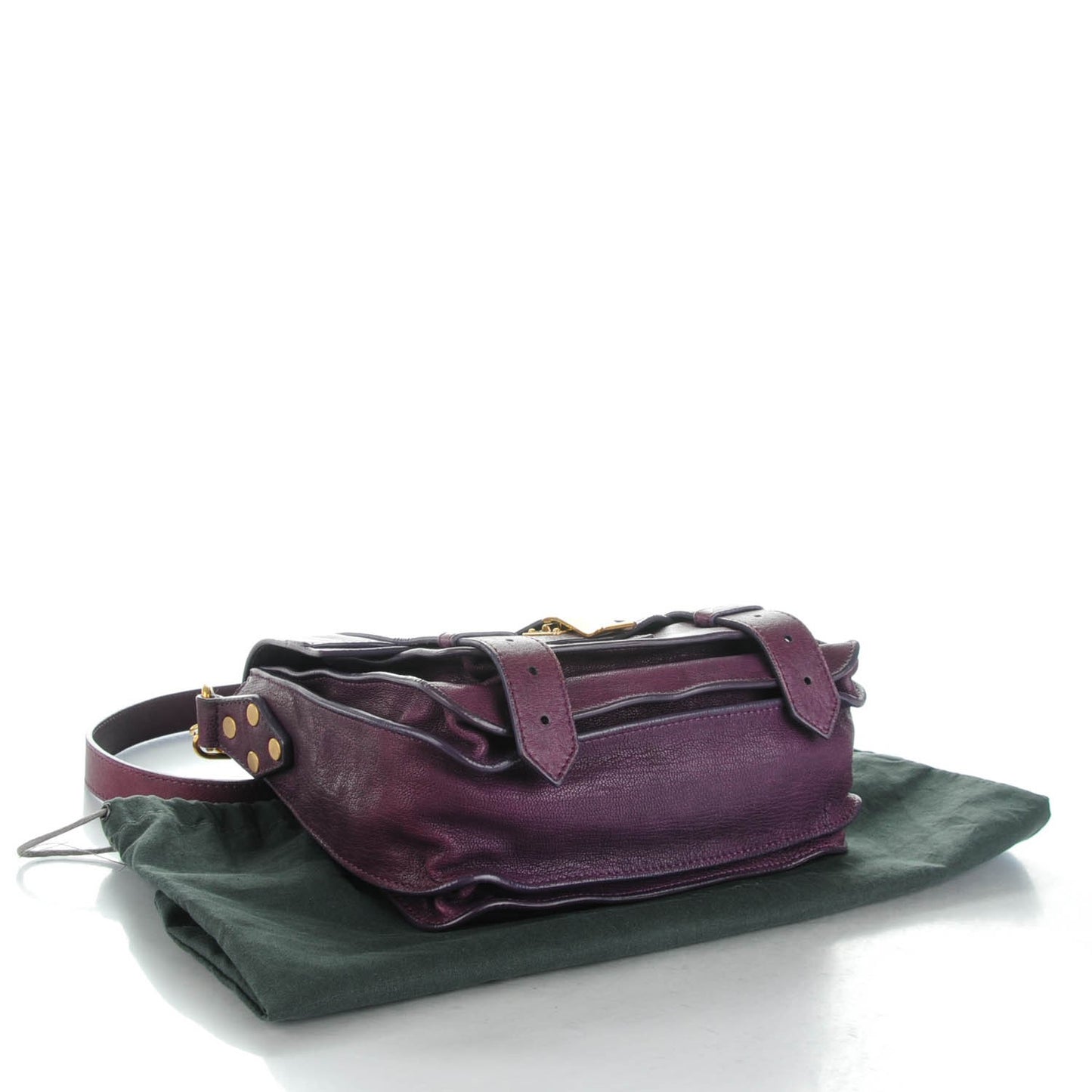 Lambskin PS1 Pouch Messenger Plum