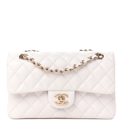 Chanel Caviar Quilted Small Double Flap White 1 of 12