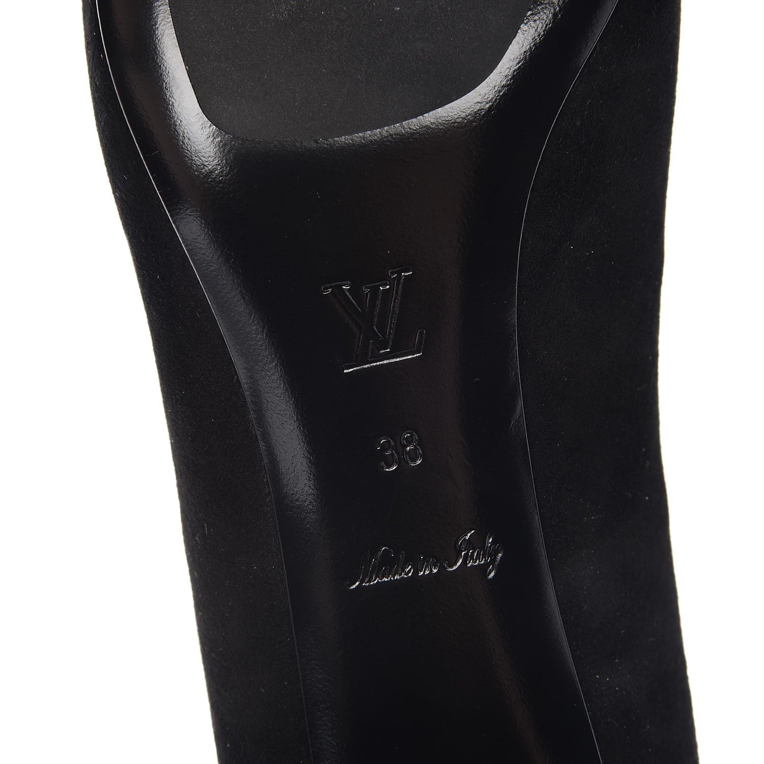 Louis Vuitton Suede Uniformes 38 Black 6 of 9