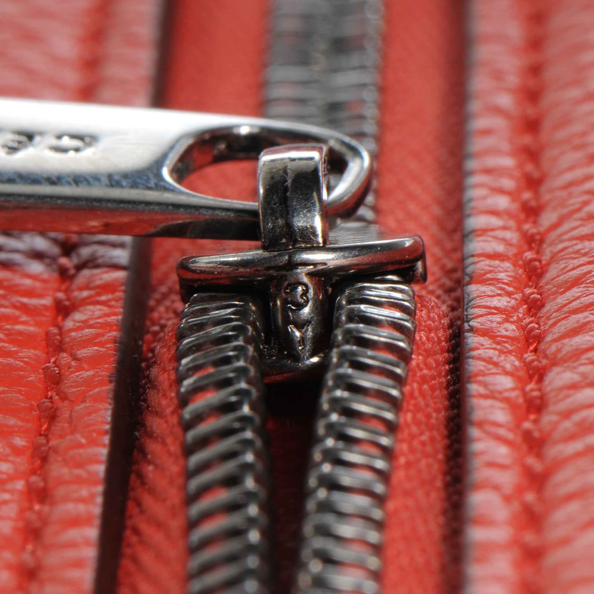 Celine Drummed Leather Suede Trapeze Small Luggage Vermillion 8 of 8