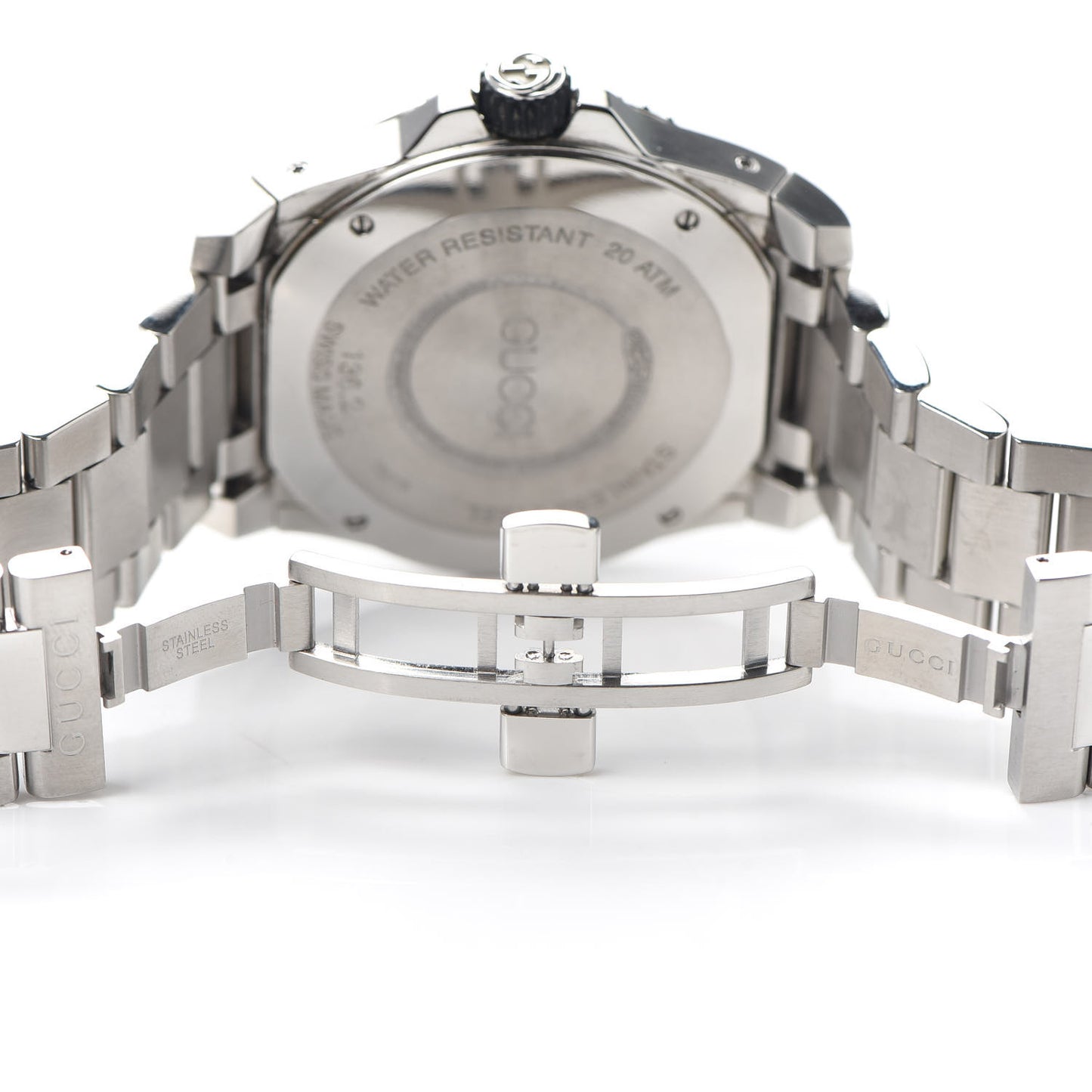 Stainless Steel 45mm Dive Snake Quartz Watch Black
