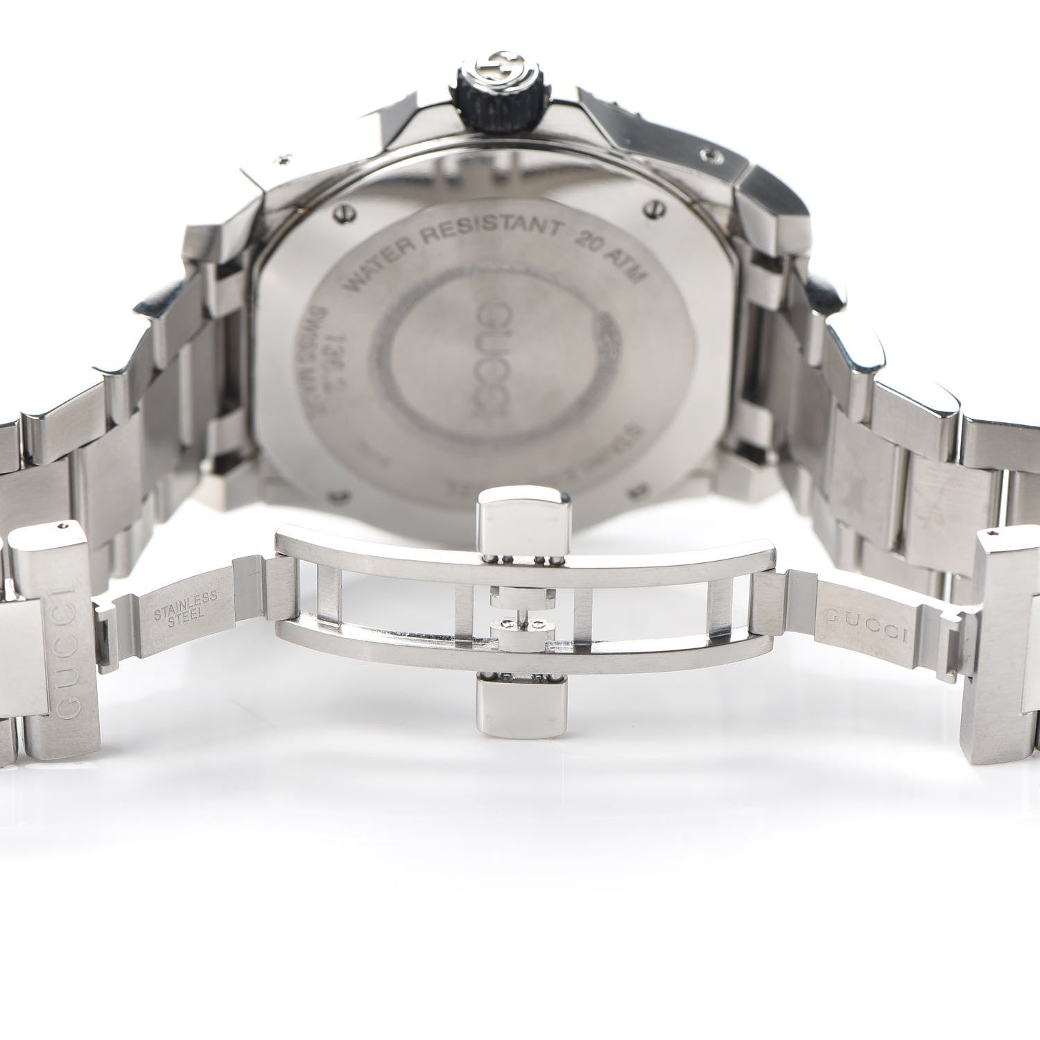 Gucci Stainless Steel 45mm Dive Snake Quartz Watch Black 5 of 6