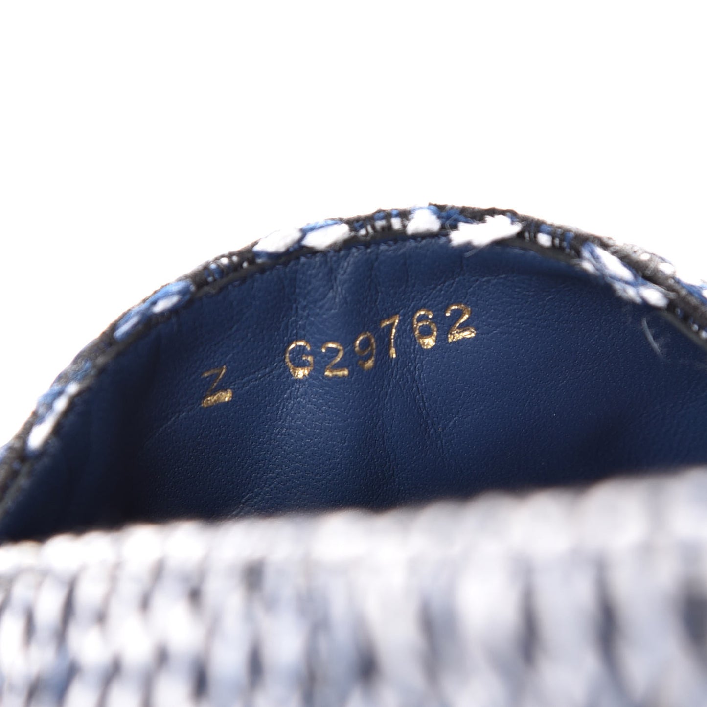 Tweed Grosgrain CC Espadrilles 42 Black Navy White