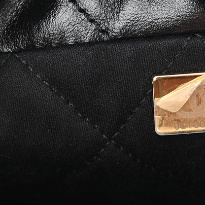 Chanel Shiny Calfskin Quilted Mini Chanel 22 Black 7 of 10