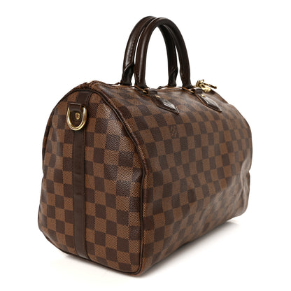 Louis Vuitton Damier Ebene Speedy Bandouliere 30 2 of 13