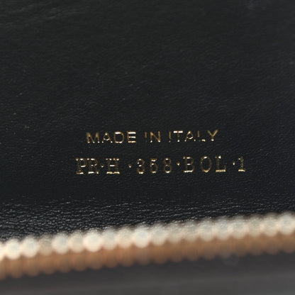 Valentino Garavani Vitello Rockstud Zip Around Card Holder Wallet Black 7 of 10