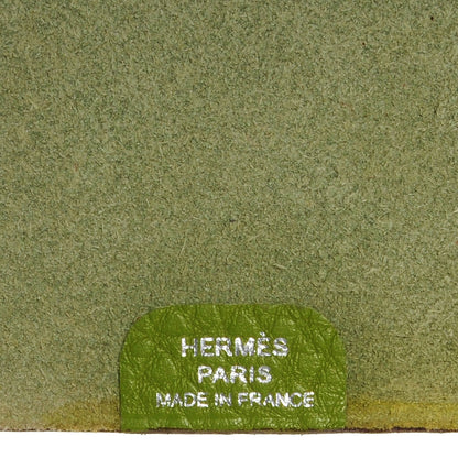 Hermes Togo Ulysse Mini Notebook Cover Vert Anis 6 of 12