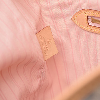 Louis Vuitton Damier Azur Delightful PM Rose Ballerine 7 of 11