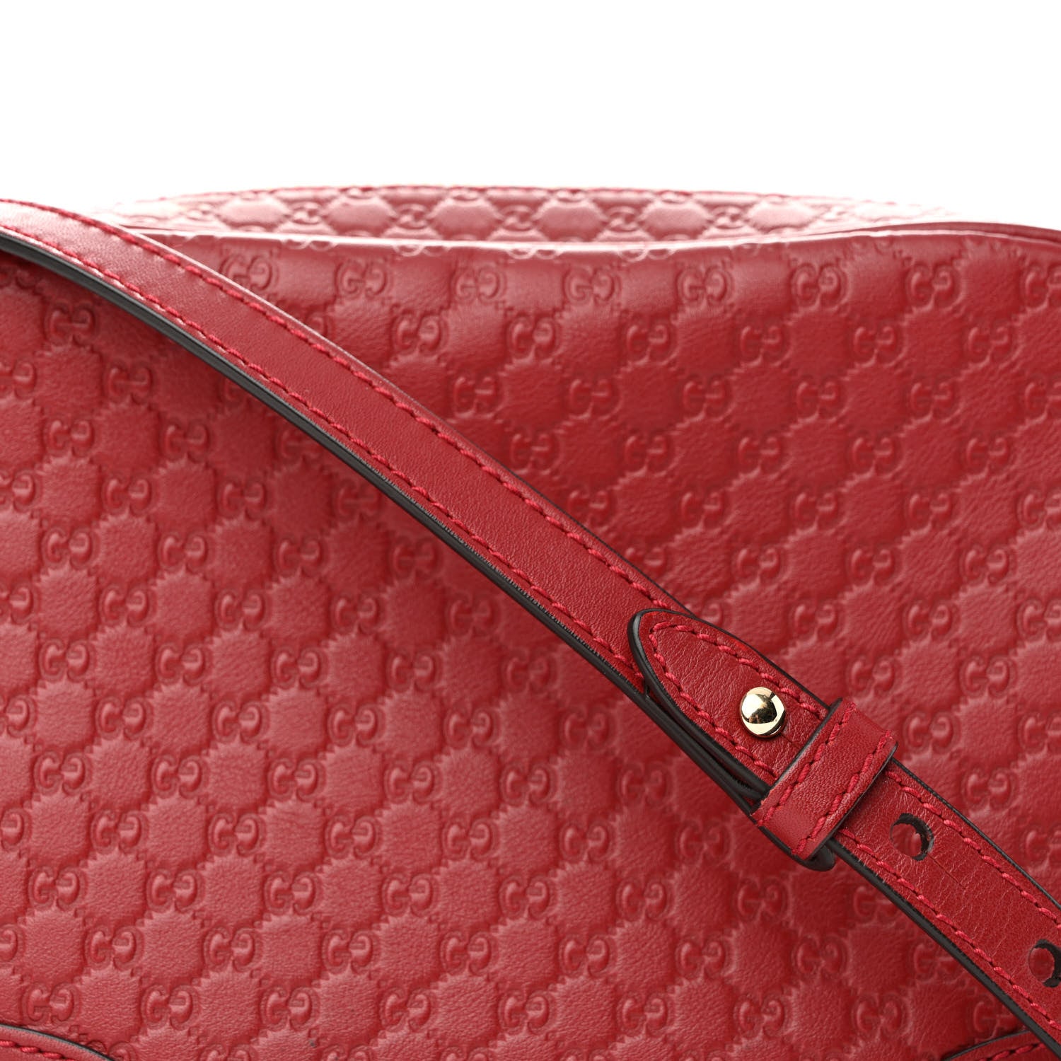 Gucci Microguccissima Mini Bree Messenger Bag Red 8 of 12