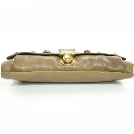 Prada Cervo Pietre Jeweled Shoulder Bag Cammello Sfumato 4 of 9
