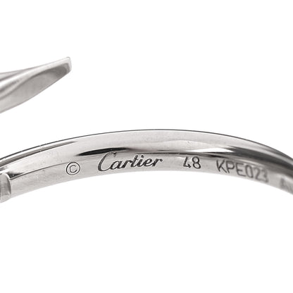 Cartier 18K White Gold Small Juste Un Clou Ring 48 4.5 4 of 6