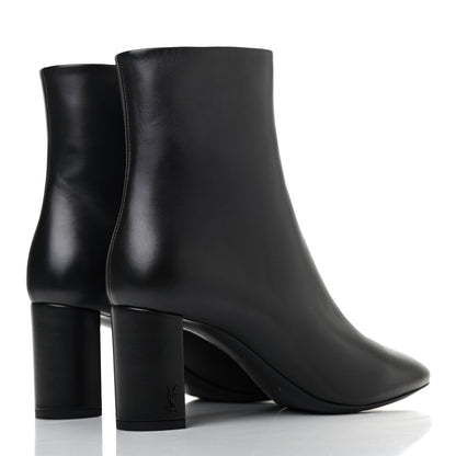 Saint Laurent Nappa Vendome Loulou Ankle Zip Boot 38.5 Black 3 of 6