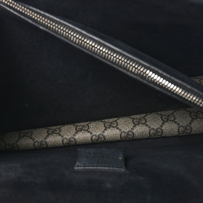 Gucci GG Supreme Monogram Medium Dionysus Shoulder Bag Black 6 of 10