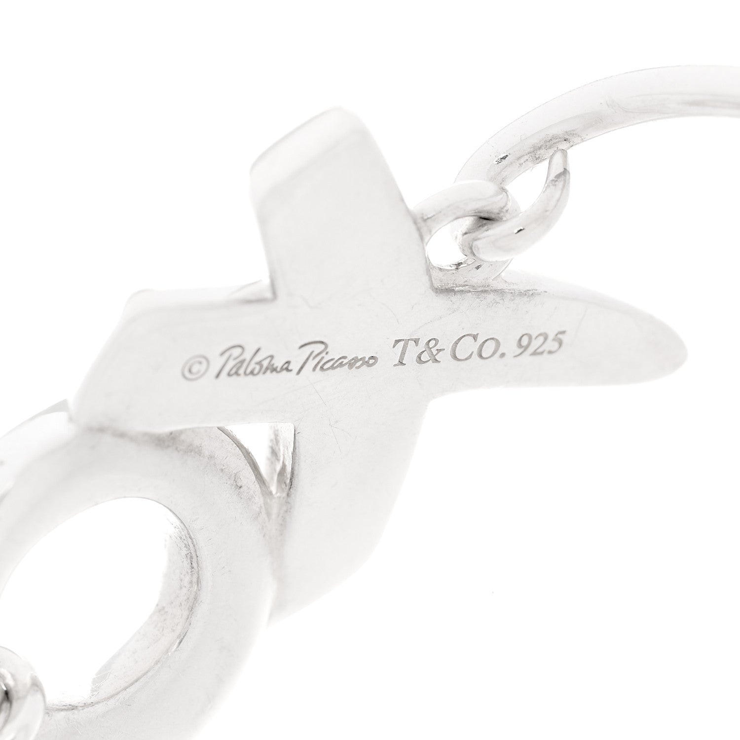 Tiffany Sterling Silver Paloma Picasso XO Bangle Bracelet 4 of 4