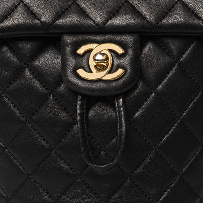 Chanel Calfskin Quilted Mini Urban Spirit Backpack Black 8 of 11