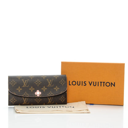 Louis Vuitton Monogram Bloom Flower Emilie Wallet 8 of 8