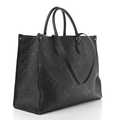 Louis Vuitton Empreinte Monogram Giant Onthego GM Black 3 of 11