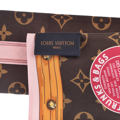 Louis Vuitton Silk Monogram Summer Trunks Bandeau Brown 4 of 5