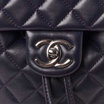 Chanel Lambskin Quilted Small Urban Spirit Backpack Navy 8 of 10