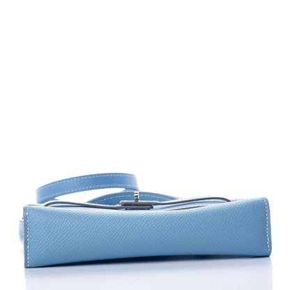 Hermes Epsom Tiny Kelly Sellier Celeste 3 of 10
