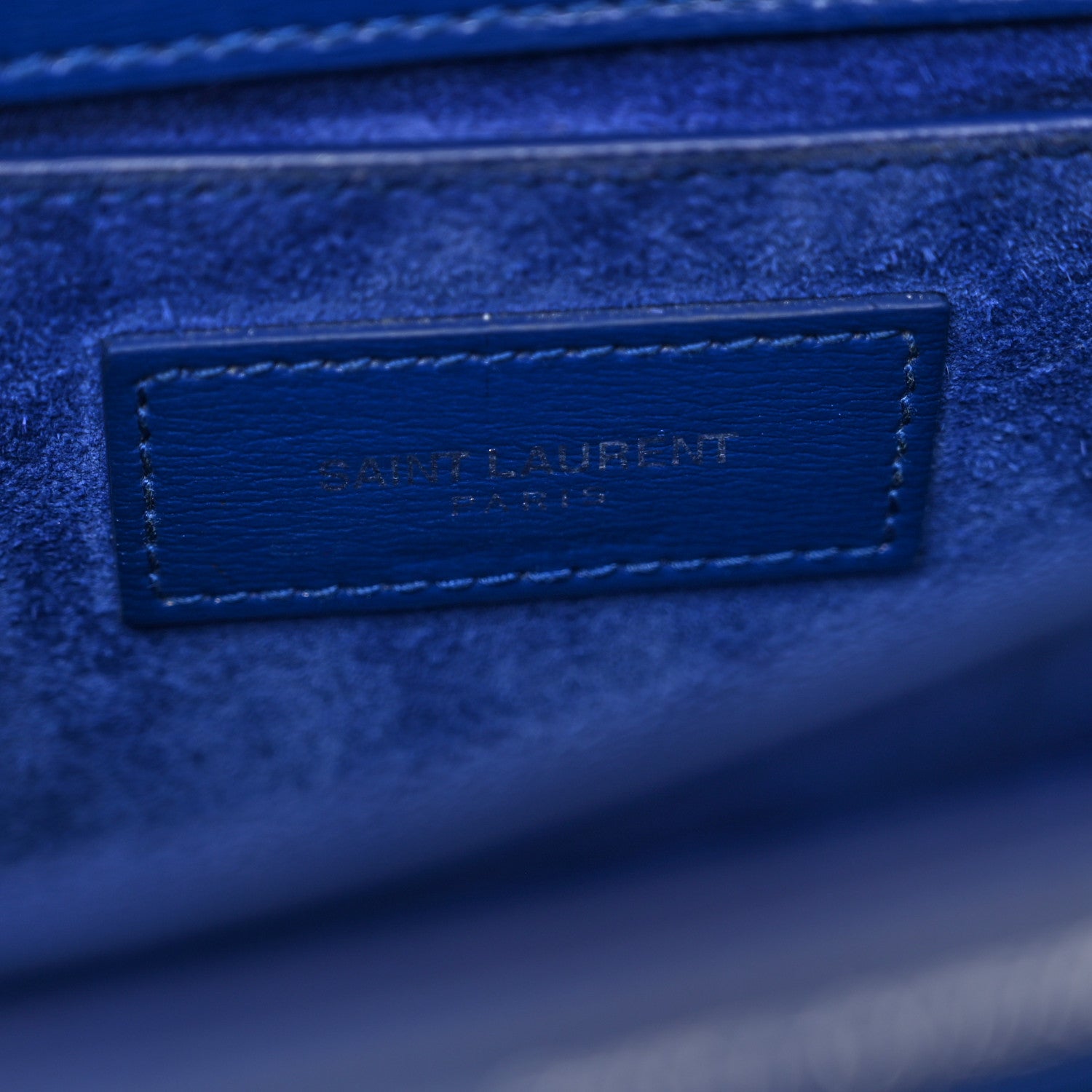 Saint Laurent Calfskin Medium Monogram Sunset Royal Blue 7 of 15