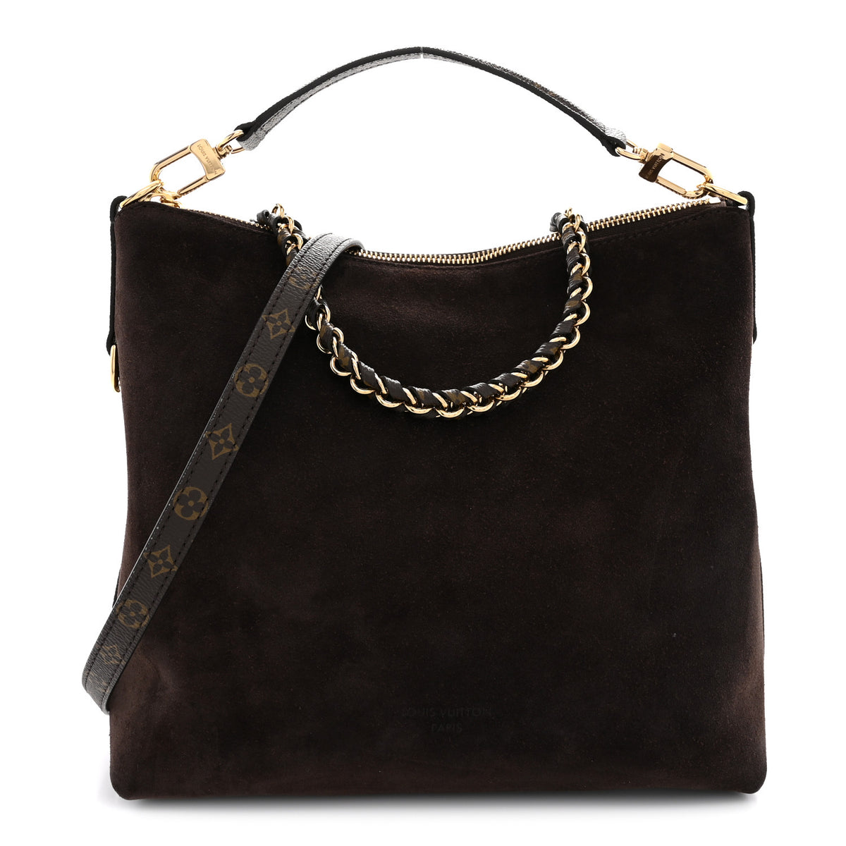 Louis Vuitton Suede Multipass Mahogany 1 of 10