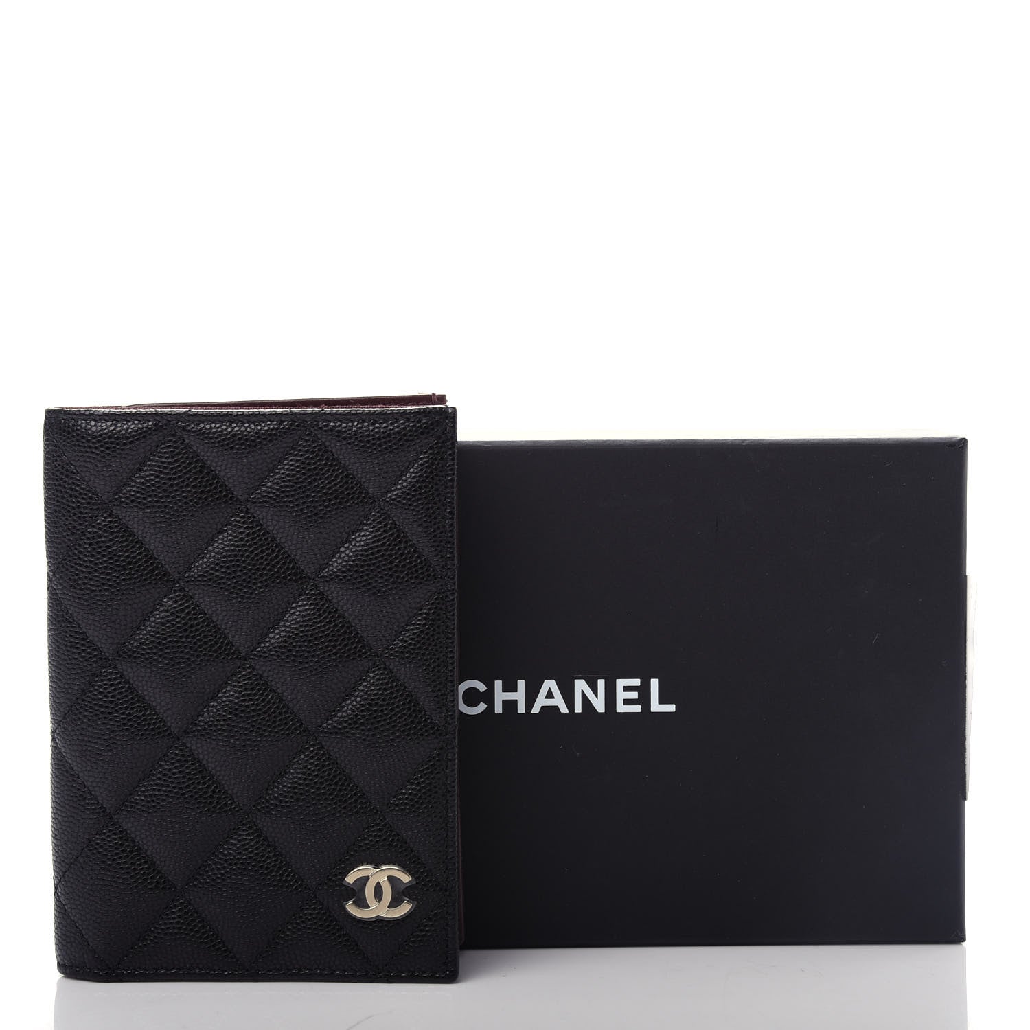 Chanel Caviar Quilted Passport Holder Black 8 of 8