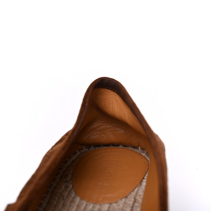 Gucci Suede Microguccissima Espadrilles 37.5 Nut Brown 15 of 16