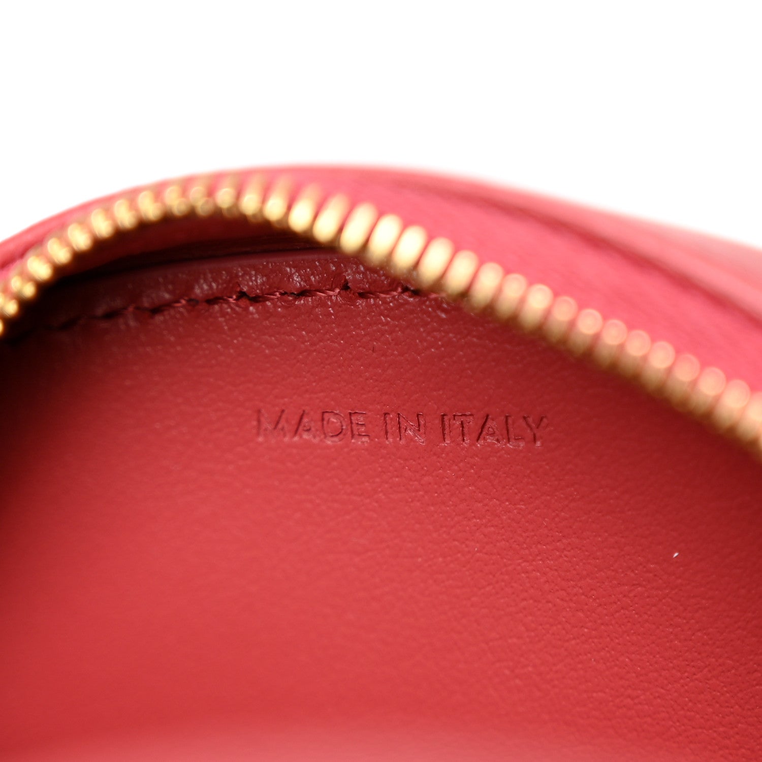 Celine Smooth Calfskin Small Triomphe Oval Crossbody Purse Lipstick 7 of 10