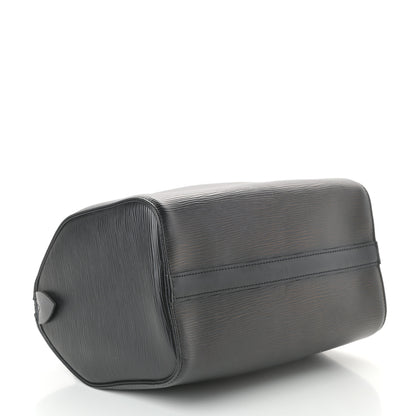 Louis Vuitton Epi Speedy 25 Black 4 of 8