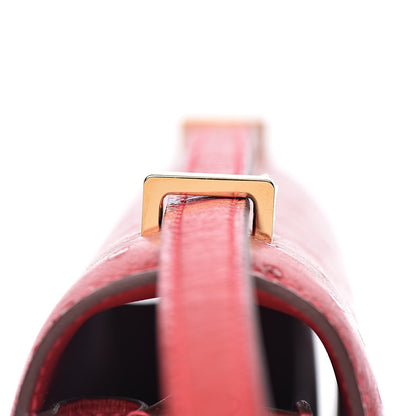 Hermes Ostrich Constance 18 Rouge Vif 13 of 16