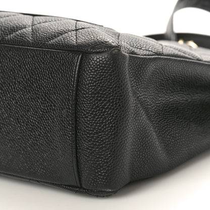 Chanel Caviar Quilted Petit Shopping Tote PST Black 10 of 13