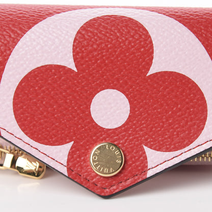 Louis Vuitton Monogram Giant Zoe Wallet Rouge Rose 12 of 13