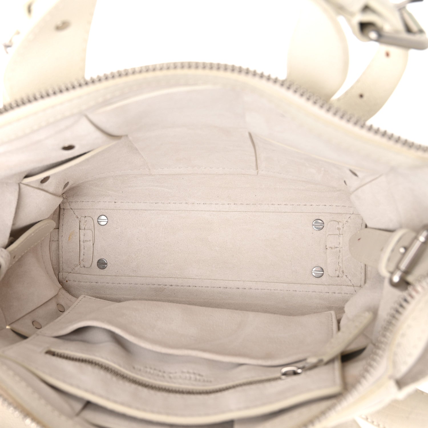 Bottega Veneta Buffalo Maxi Intrecciato Arco Tool Tote Chalk 5 of 11
