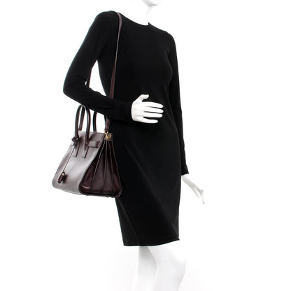 Saint Laurent Calfskin Small Sac De Jour Amarena 2 of 8