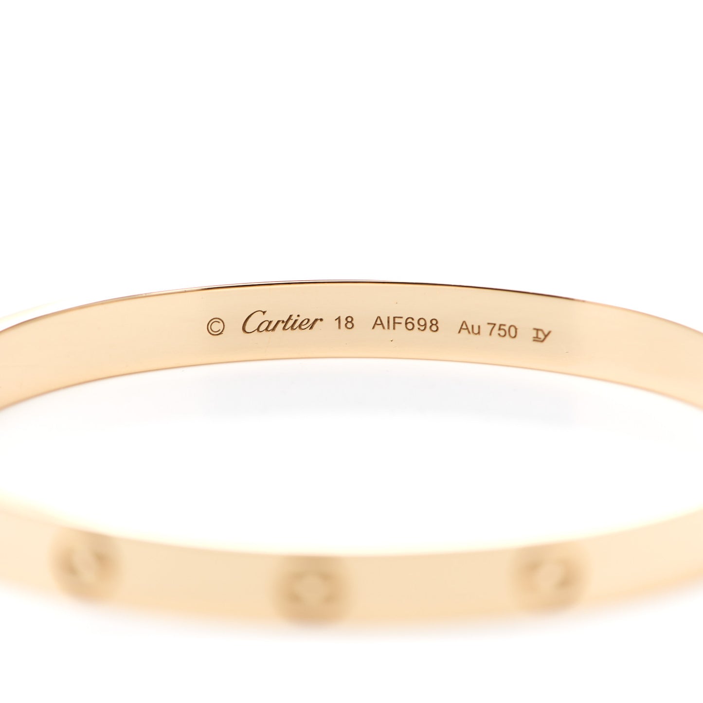18K Yellow Gold LOVE Bracelet 18