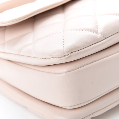 Chanel Lambskin Quilted Small Trendy CC Flap Dual Handle Bag Light Pink 9 of 17