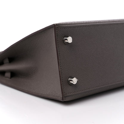Hermes Epsom Kelly Sellier 25 Etain 8 of 13