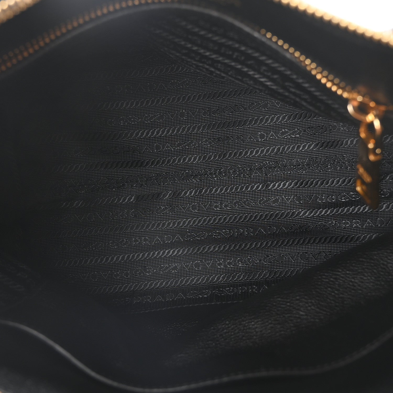 Prada Vitello Daino Small Tote  Black 5 of 10