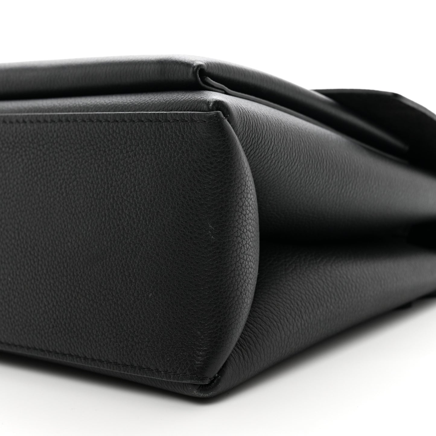 Soft Calfskin My Lockme Top Handle Black
