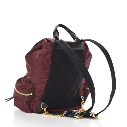 Burberry Nylon Medium Rucksack Backpack Burgundy Red 3 of 9